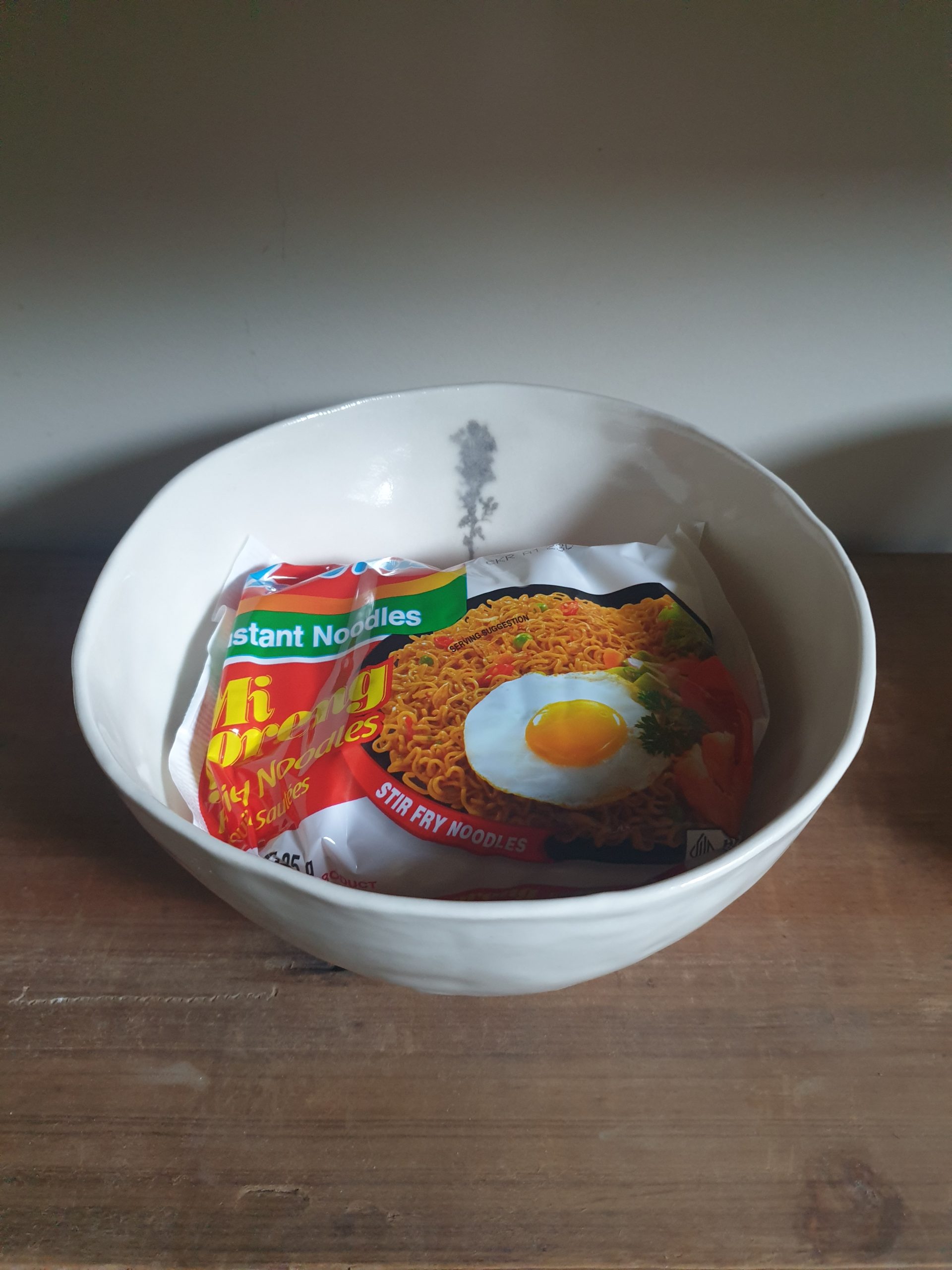 Gloriously un-round ironbark noodle bowl - Image 3